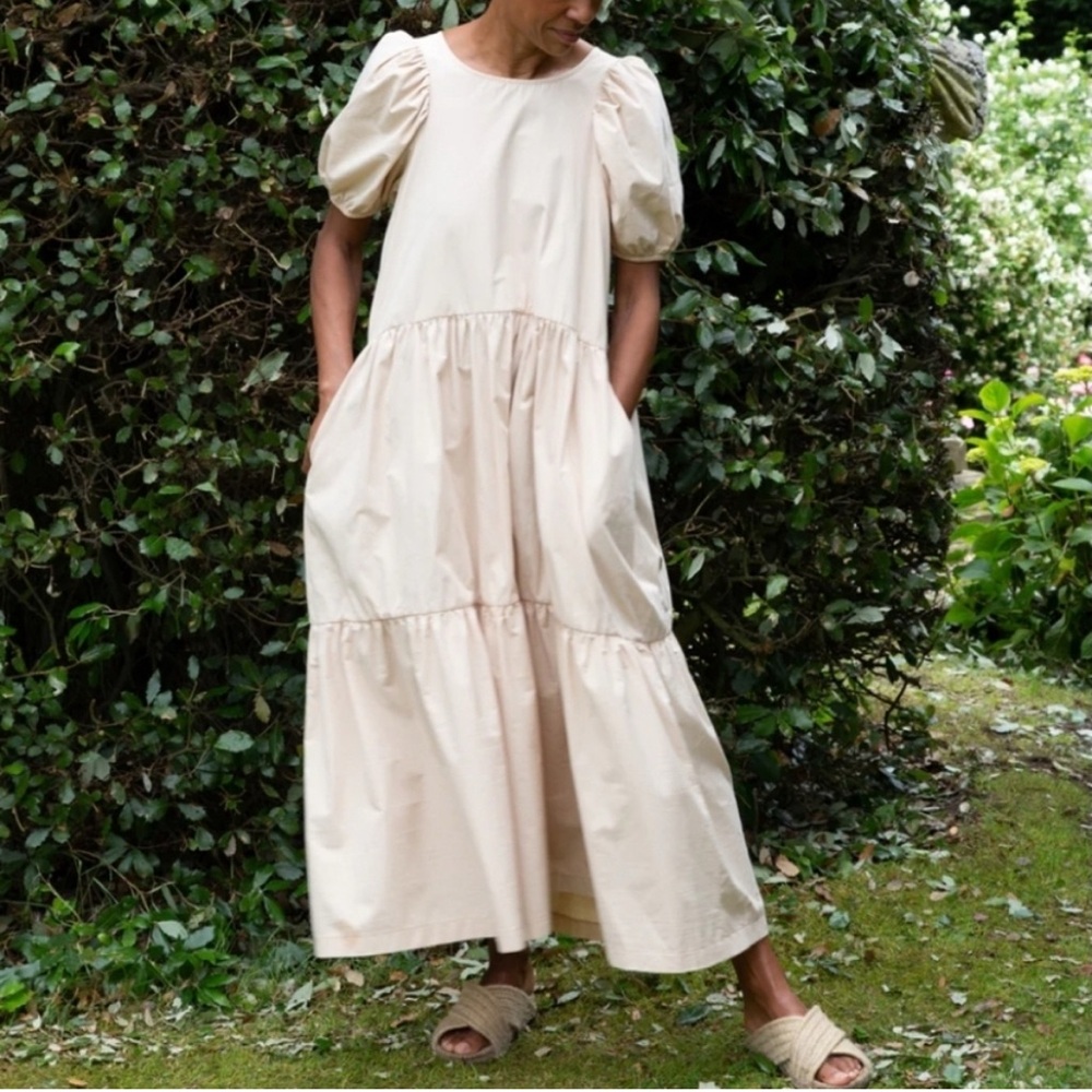 Beaumont Organic Regina Organic Cotton Dress, Sand